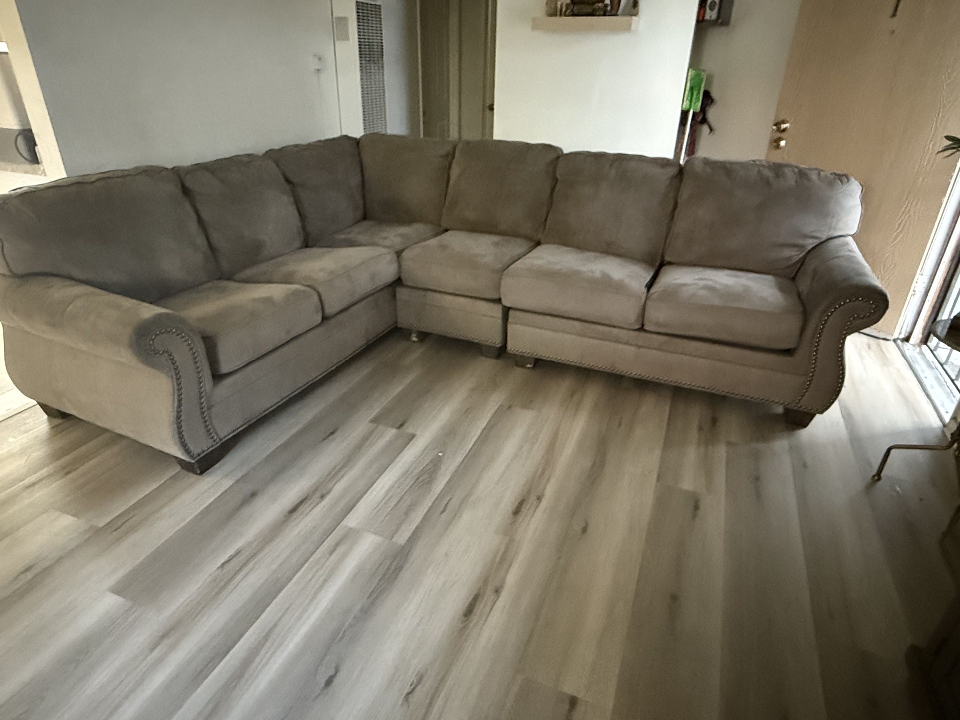Ashley’s Grey Sectional