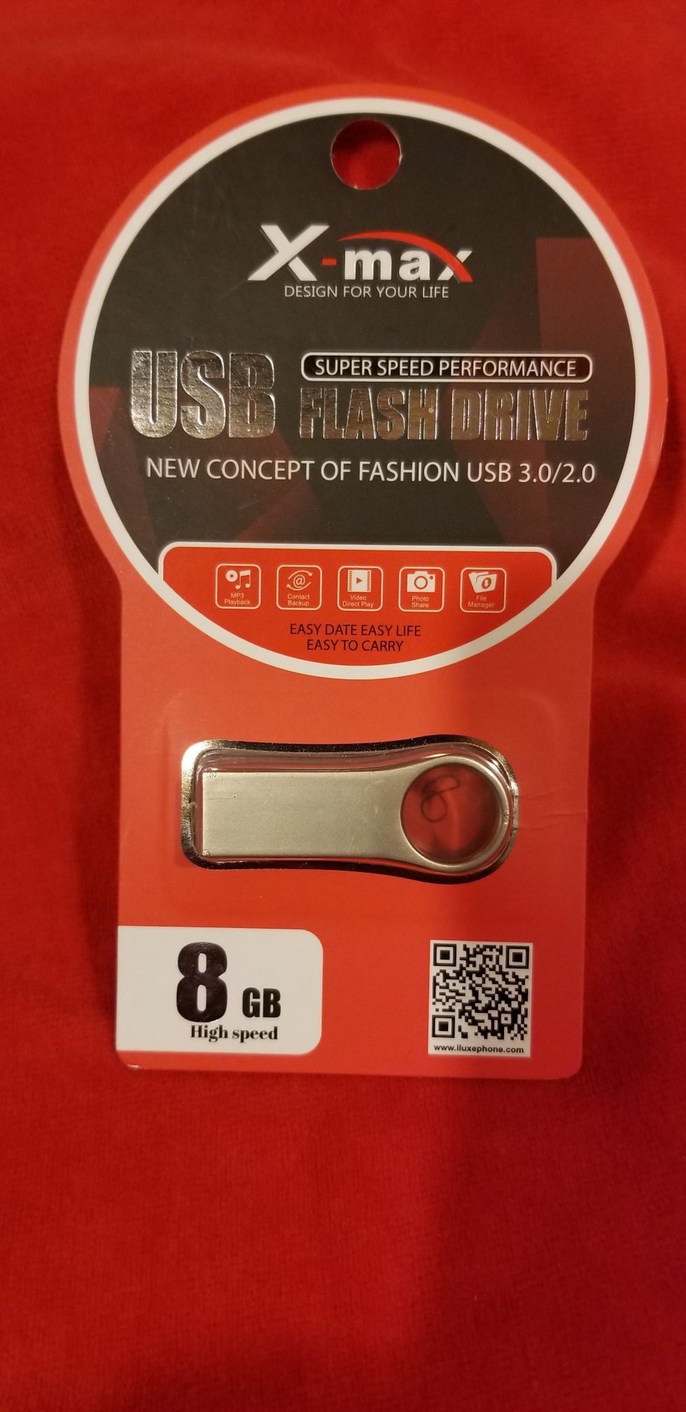 8 gig USB flash drive