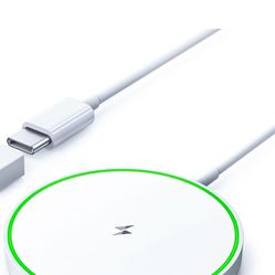 2024 Upgraded Nano Magnetic Wireless Charger 15W Apple Mag Safe Charger for iPhone 15 Pro Max/15 Pro/15/15 Plus/14/13/12 Series, AirPods 2/3/Pro/Pro 2