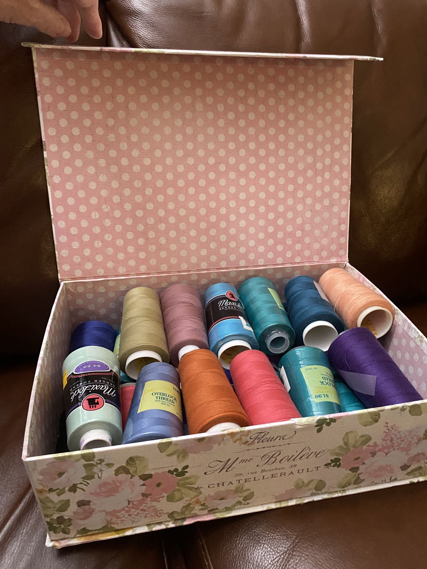 Thread-Sewing/ Serger Thread- Lot Of 26- Multi Color