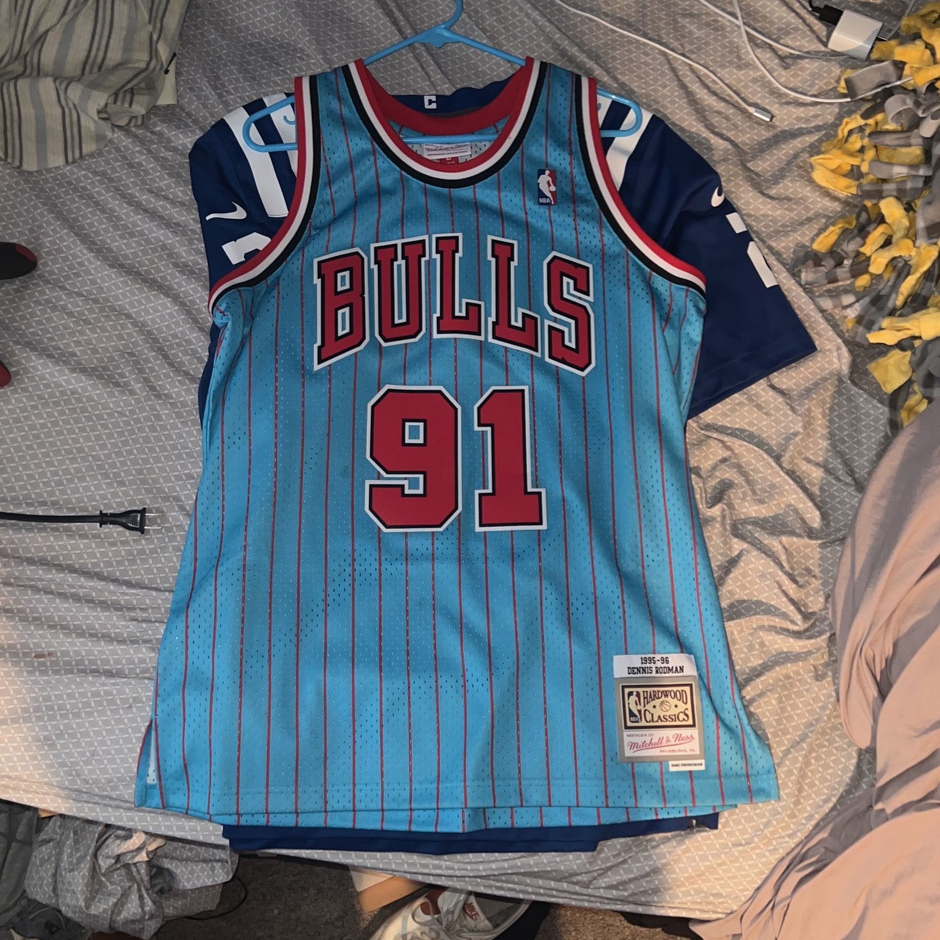 Brand New Dennis Rodman Bulls Jersey