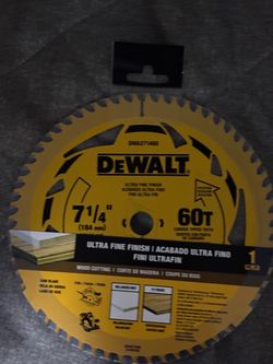 Dewalt 7 1/4 Inch Saw Blade , 60 Teeth …