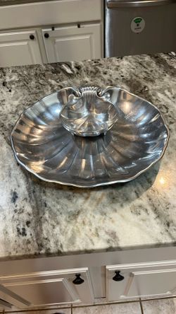Wilton Armetale Metal Shrimp Platter