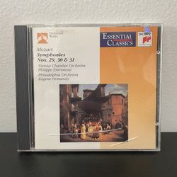 Mozart Symphonies Nos. 29 30 & 31 CD Entremont Ormandy Classical Sony Album