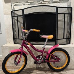 Schwinn Girls Bike – 16” – Bright Pink/Orange – Excellent Condition
