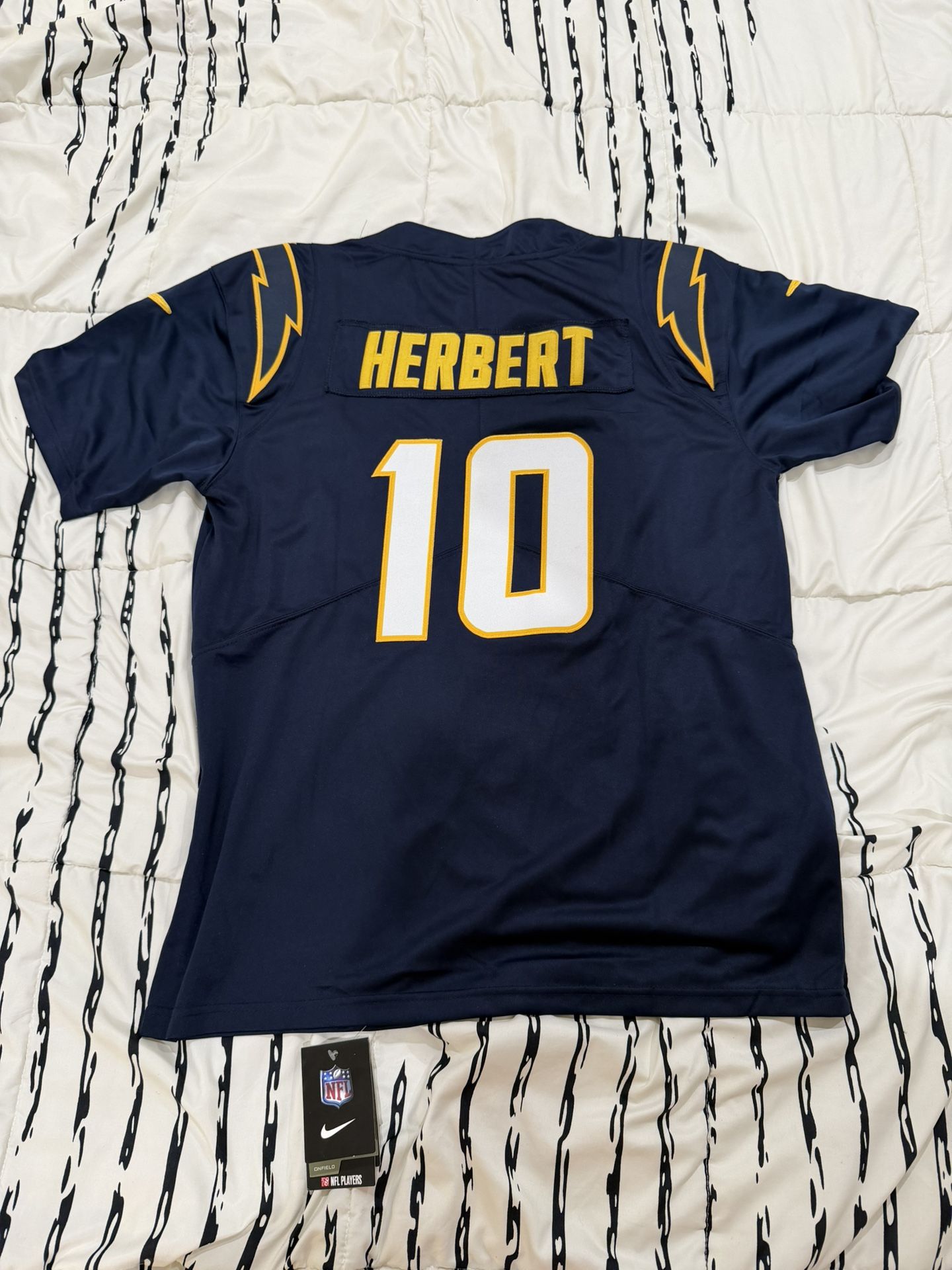 Justin Herbert Chargers Jersey Adult Small