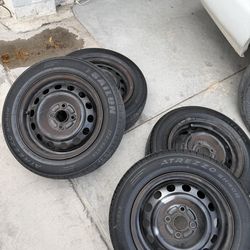 Honda steelies 4x100