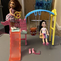 Barbie Chelsea Doll Playground Set. 
