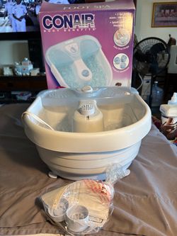conair body benefits bubbling foot spa