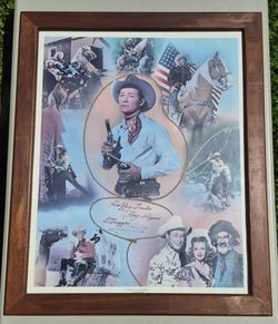 Roy Rogers Limited Edition Framed Print – Hand‑Signed