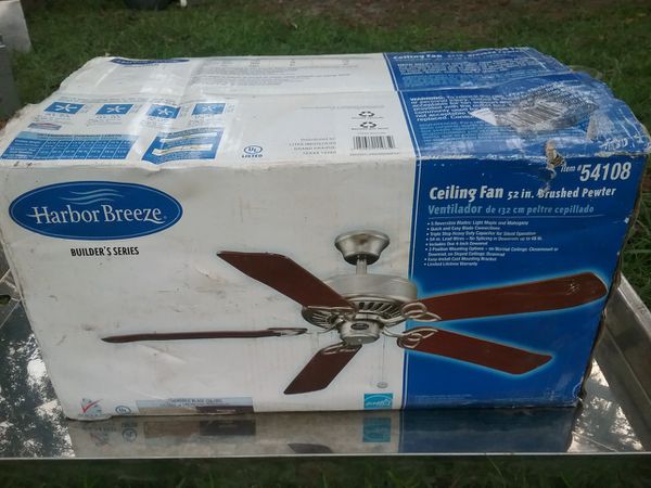 52 Harbor Breeze Ceiling Fan For Sale In Brooksville Fl Offerup