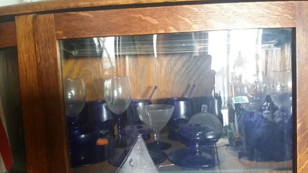 Vintage Cobalt Blue Glass
