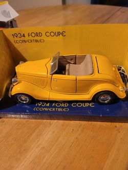 1:24 diecast 1934 Ford coupe