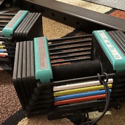 Powerblock Adjustable Weights Dumbbells Gym Fitness
