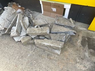 Free concrete pieces