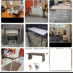 DESKS AND TABLES- MISC PRICES