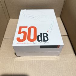 Brand New Oleap Pilot P200b Pro Wireless Headset with Mic for Work, 50dB Noise Cancelling Headphones with AI ENC, Bluetooth 5.3 USB-C Dongle - Wireles