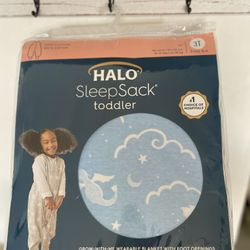 HALO Sleepsack Toddler Sleeping Bag, 100% Cotton Wearable Blanket, 3T