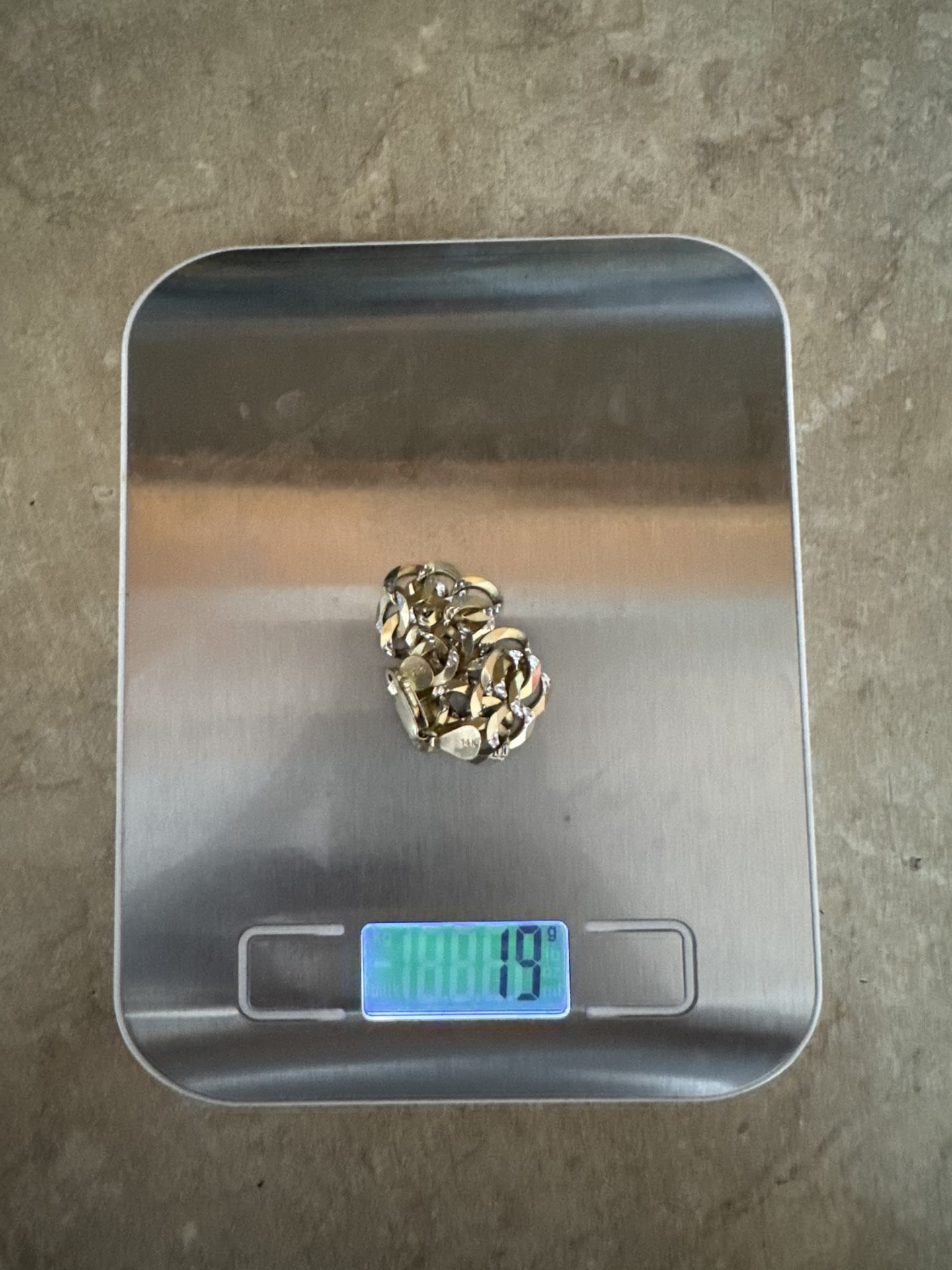 14k Cuban Gold Bracelet