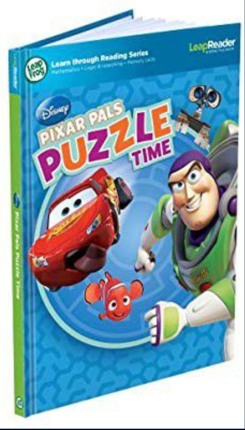 Leapfrog Disney Pixar Pals Puzzle Time Book 4+