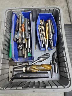 Lathe Tooling, Drill Bits, Boring Bars, End Mills.