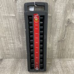 Husky 11-Piece 1/2” Drive Deep Impact Socket Set - MM