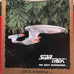 Hallmark Star Trek Enterprise The Next Generation Christmas Ornament