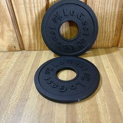 5 Lbs Olympic Size Plates 2 X 2.5 Lbs 