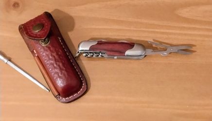 Multi-tool With Case And Sharpening Rod
