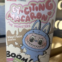 POP MART LABUBU The Monsters exciting macaron soy milk