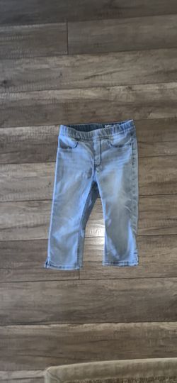 Girls toddlers blue Capri jeggings jeans pants size 4/5