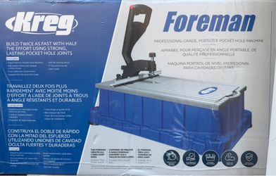 Kreg Foreman Porfessional-Grade Pocket-Hole Machine