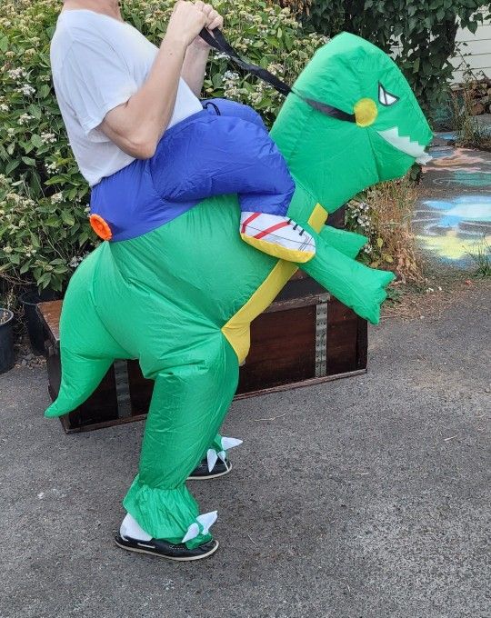inflatable adult costumes unicorn dinosaur