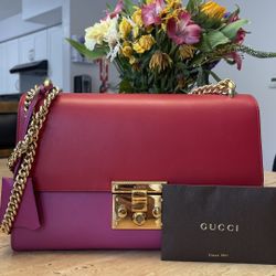 Gucci Leather  Padlock