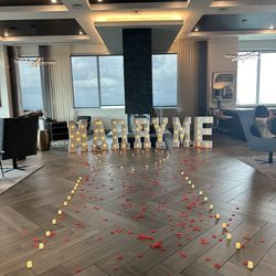 Marry Me LED signs decoration 