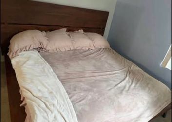 Anaho solid wood king bed frame
