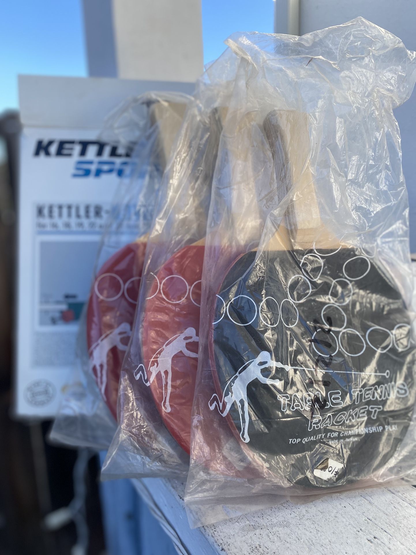 Ping Pong Net And Paddles