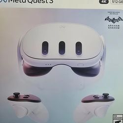 Meta Quest 3 512GB VR Headset 4K NEW - Includes Batman Arkham Shadow
