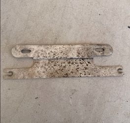 vw early rear license plate bracket