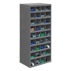 Industrial Metal Multi Organizer Storage Bin Shelf Cabinet