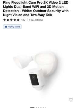 Ring Floodlight Cam Pro 2k 