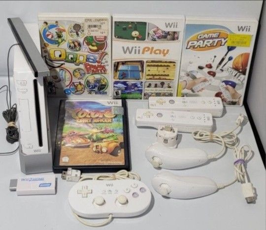 Wii With 24 N64 And Wii Games 