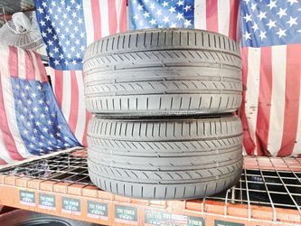 ✅ 265/30ZR20 CONTINENTAL SPORTCONTACT 5P ALL SEASON HIGH PERFORMANCE 2 NICE USED TIRES 265 30 20