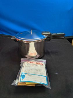 T-fal 8.5qt Stainless Steel Pressure Cooker, Silver