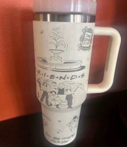 New Friends Tumbler. Large 40 Oz Stainless Steel