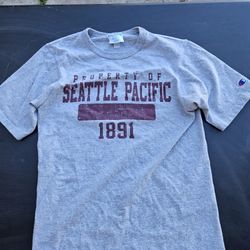Property Of Seattle Pacific Vintage Champion Tee 
