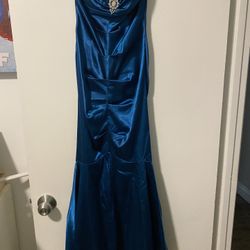 Blue Size 3/4 Dress Ball gown