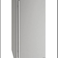 ❄️ NEW U-Line - 15" 25-lb Outdoor Ice Maker - Stainless steel Model UOCR115-SS01B