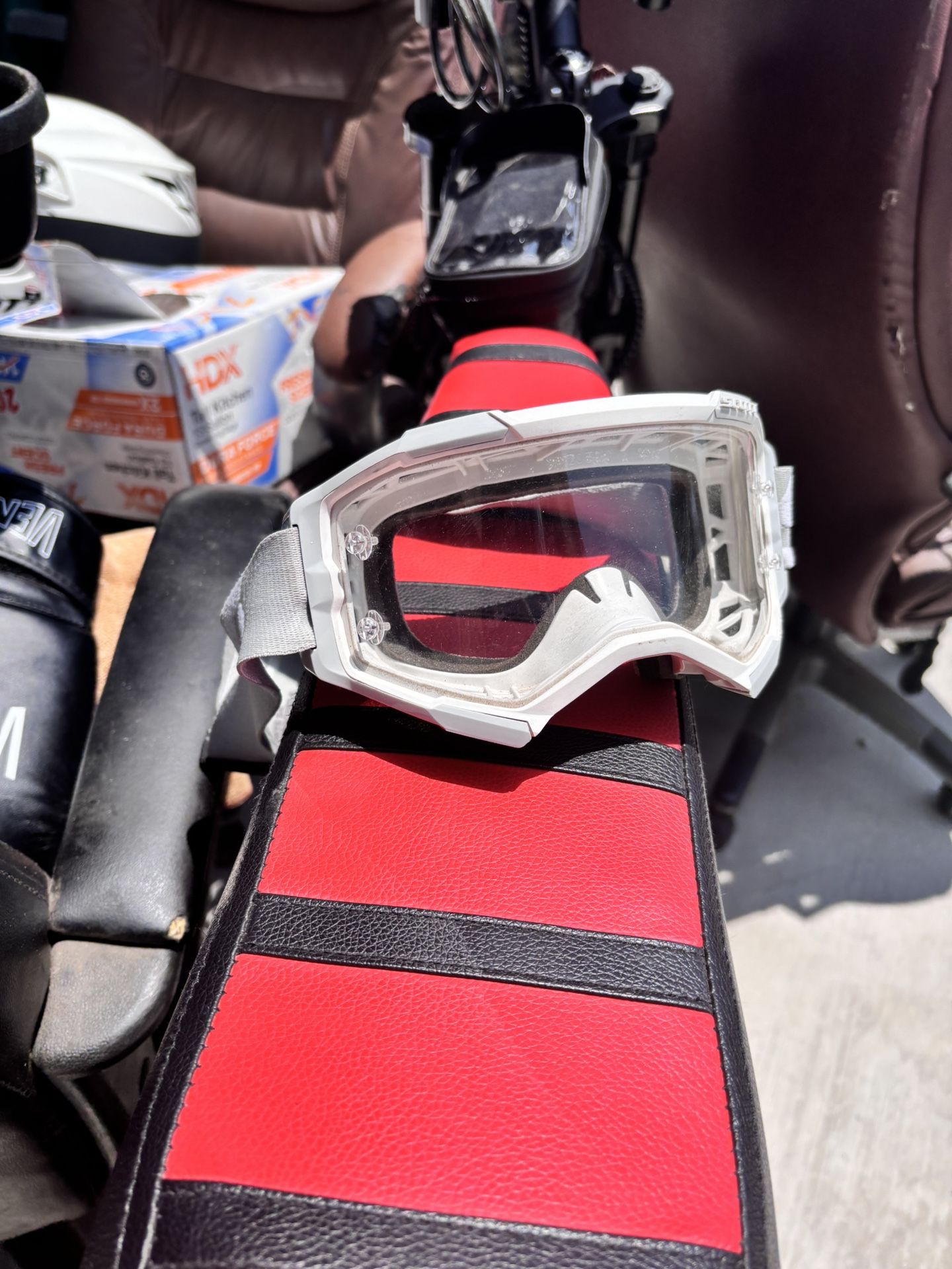 scott fury clear goggles for motocross