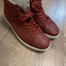 Men’s Gucci Red Brooklyn Sneakers 